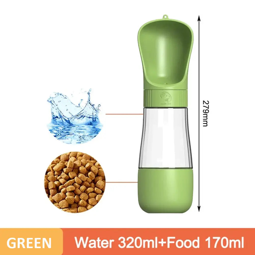 2in1 Portable Pet Water Bottle