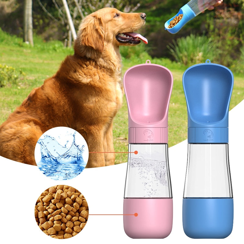 2in1 Portable Pet Water Bottle