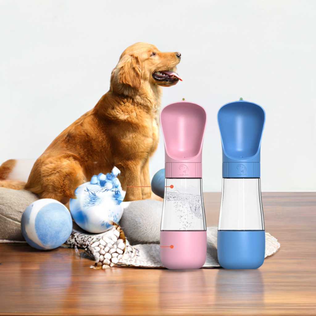 2in1 Portable Pet Water Bottle